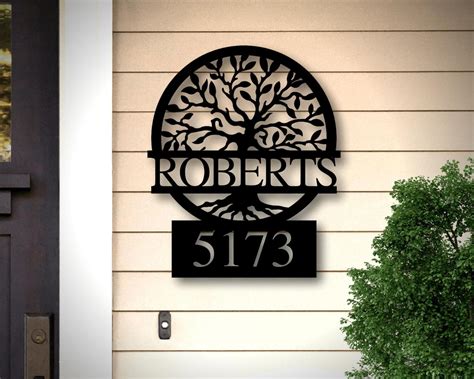 metal house address signs|metal home address signs.